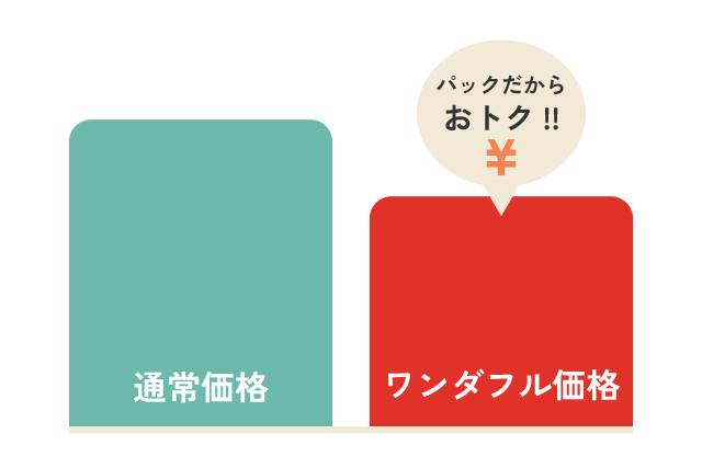 パッケージだから特別価格!